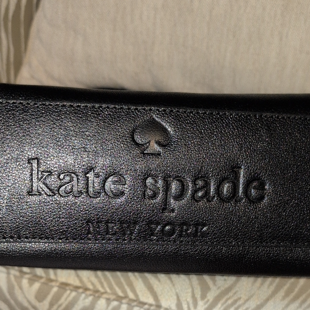 Kate Spade Black Leather Satchel with Bow Detail - Picture 12 of 16